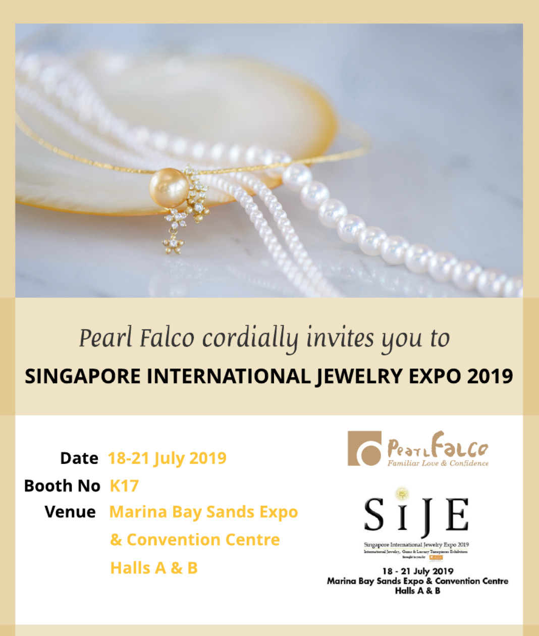 Singapore International Jewellery Expo 2019 – シンガポールマリナベイサンズ宝飾展示会